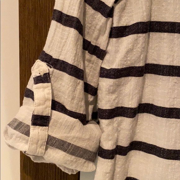 Zara Cotton button down striped shirt - Picture 3 of 5